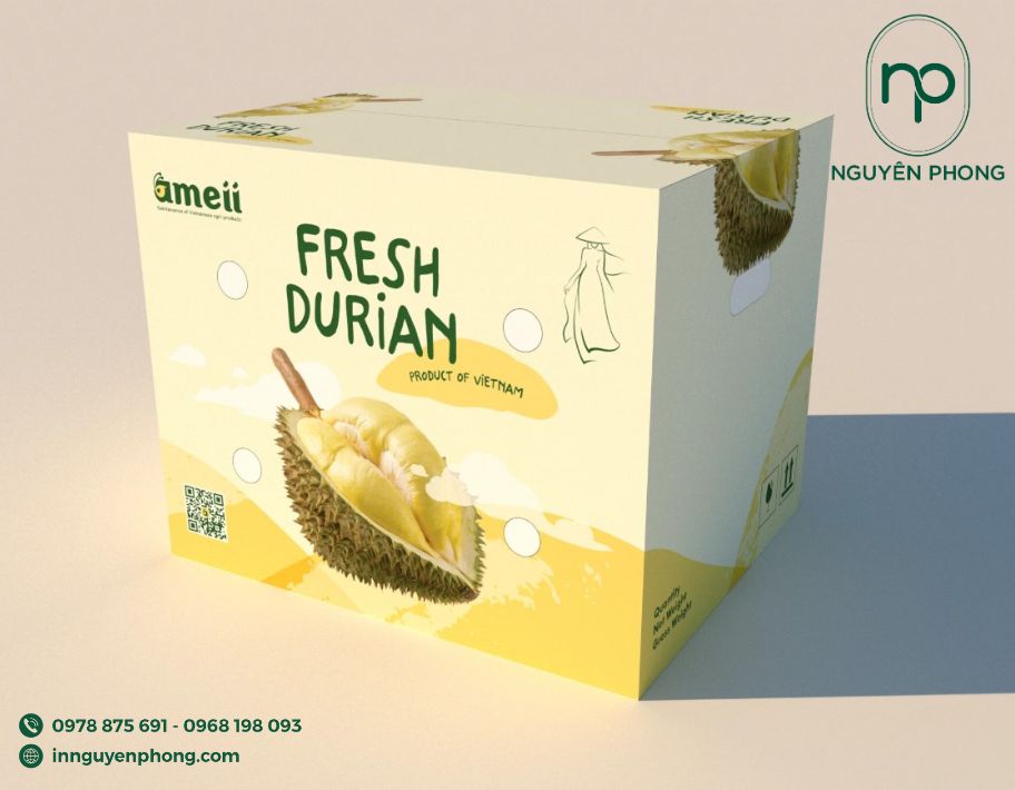 Bật Mí 5 Xưởng Làm Thùng Carton Sầu Riêng Giá Tốt Tại TP.HCM